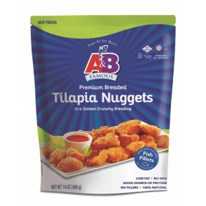 A&B Tilapia breaded fish nuggets