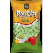 Pouffy Corn snack Wasabi flavor