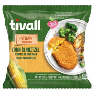 Tivall Sweetcorn  schnitzel vegetarian